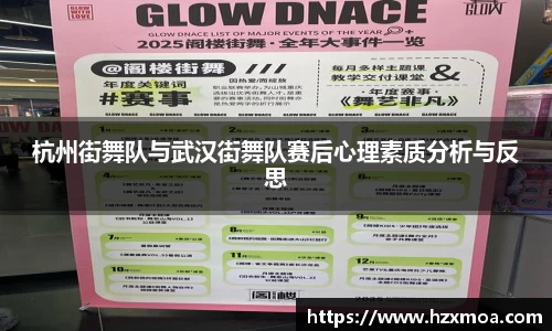 杭州街舞队与武汉街舞队赛后心理素质分析与反思